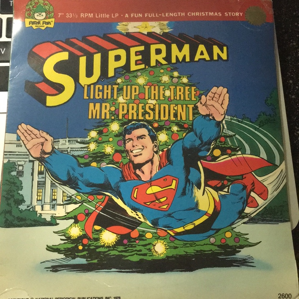 Superman Light Up The Tree Mr. President